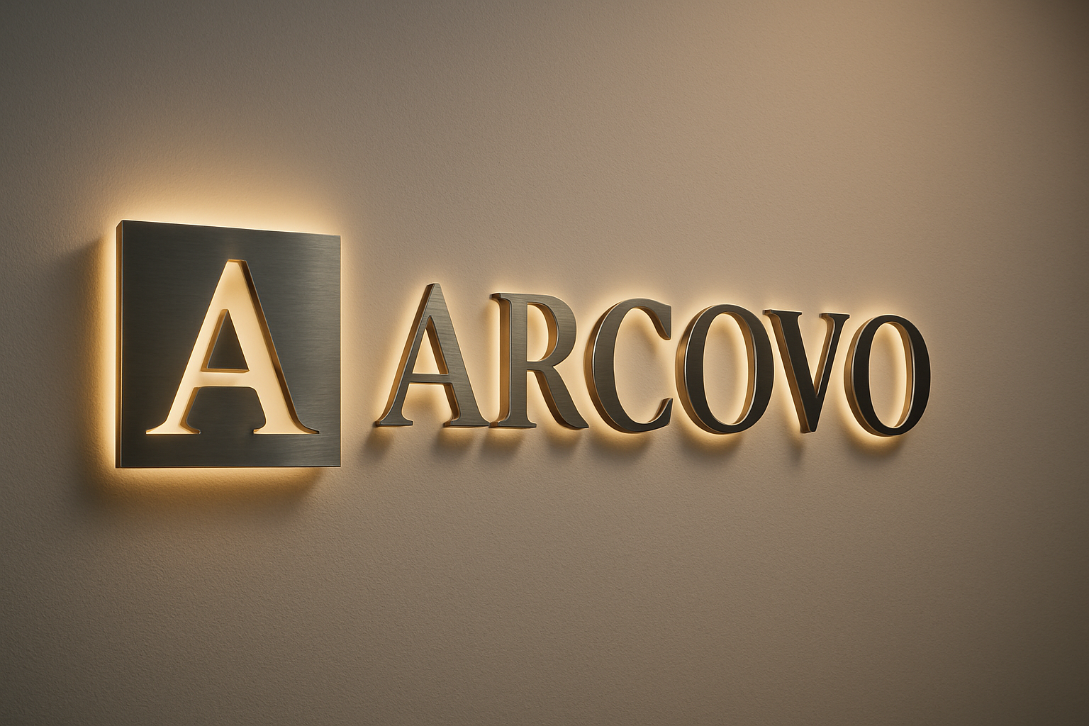 Back-lit halo letters